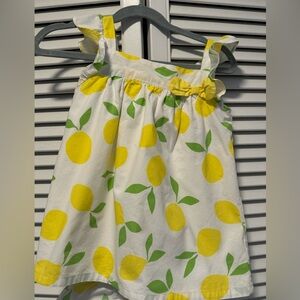 Girls short sleeve top and shorts ‘Citrus & sunshine’ by Gymboree